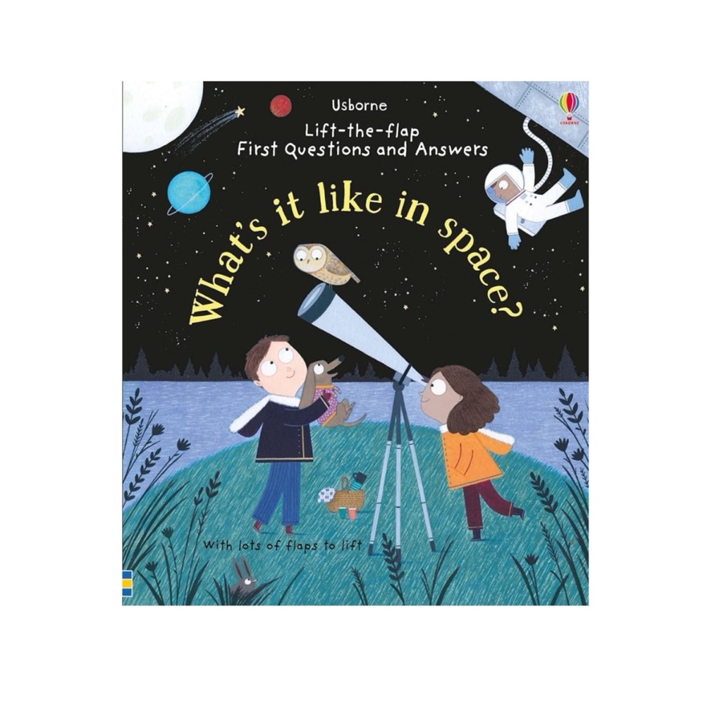 Usborne What's it Like in Space? Lift-the-Flap First Question & Answer Kids Book